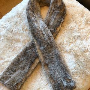 Restoration Hardware Faux Fur Scarf